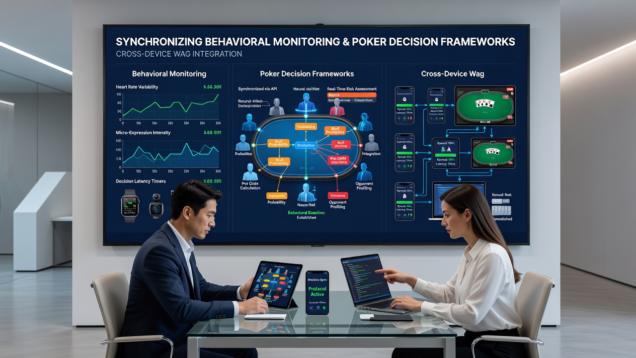 Poker decision framework dashboard displaying behavioral alerts integrated with strategy recommendations
